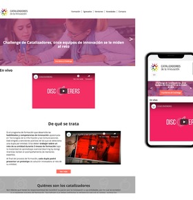 Sitio Web Catalizadores de la Innovación