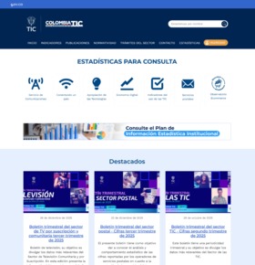 Sitio Web ColombiaTIC