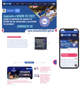Página web de Misión TIC