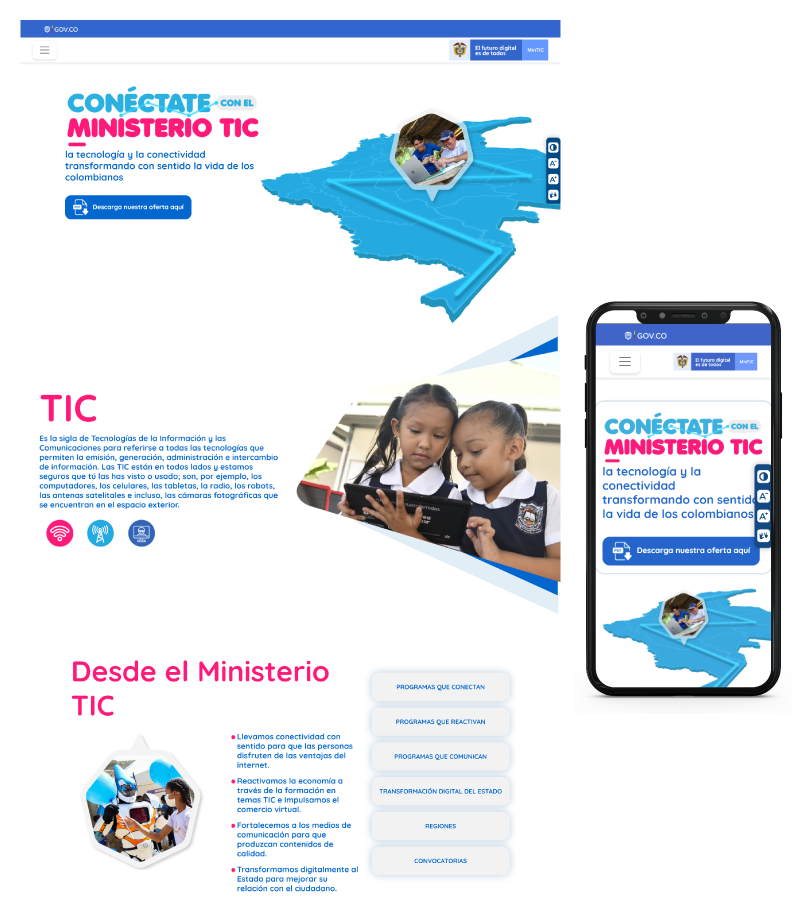 Página web de Programas MINTIC