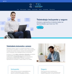 Sitio web Teletrabajo