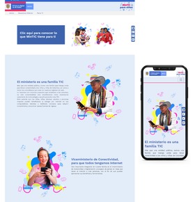 Página web MinTIC para niños